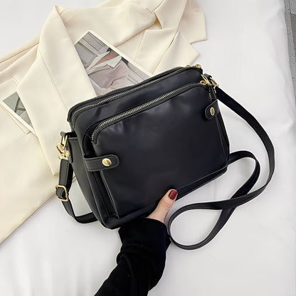 Michaela - Klassische Handtasche aus Leder für Damen