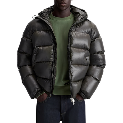 Micheal - Herren-Daunenjacke mit zeitgemäßer Kapuze