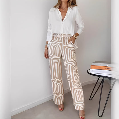 Ginette - Elegante Hemd und Hose für Frauen definieren