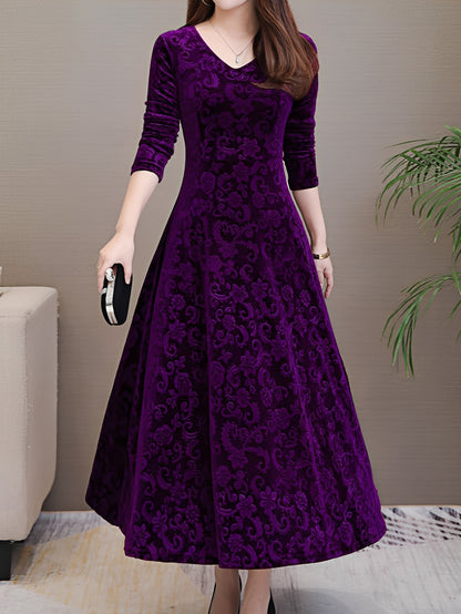 Arianna - Elegantes Damen-Abendkleid mit langen Ärmeln