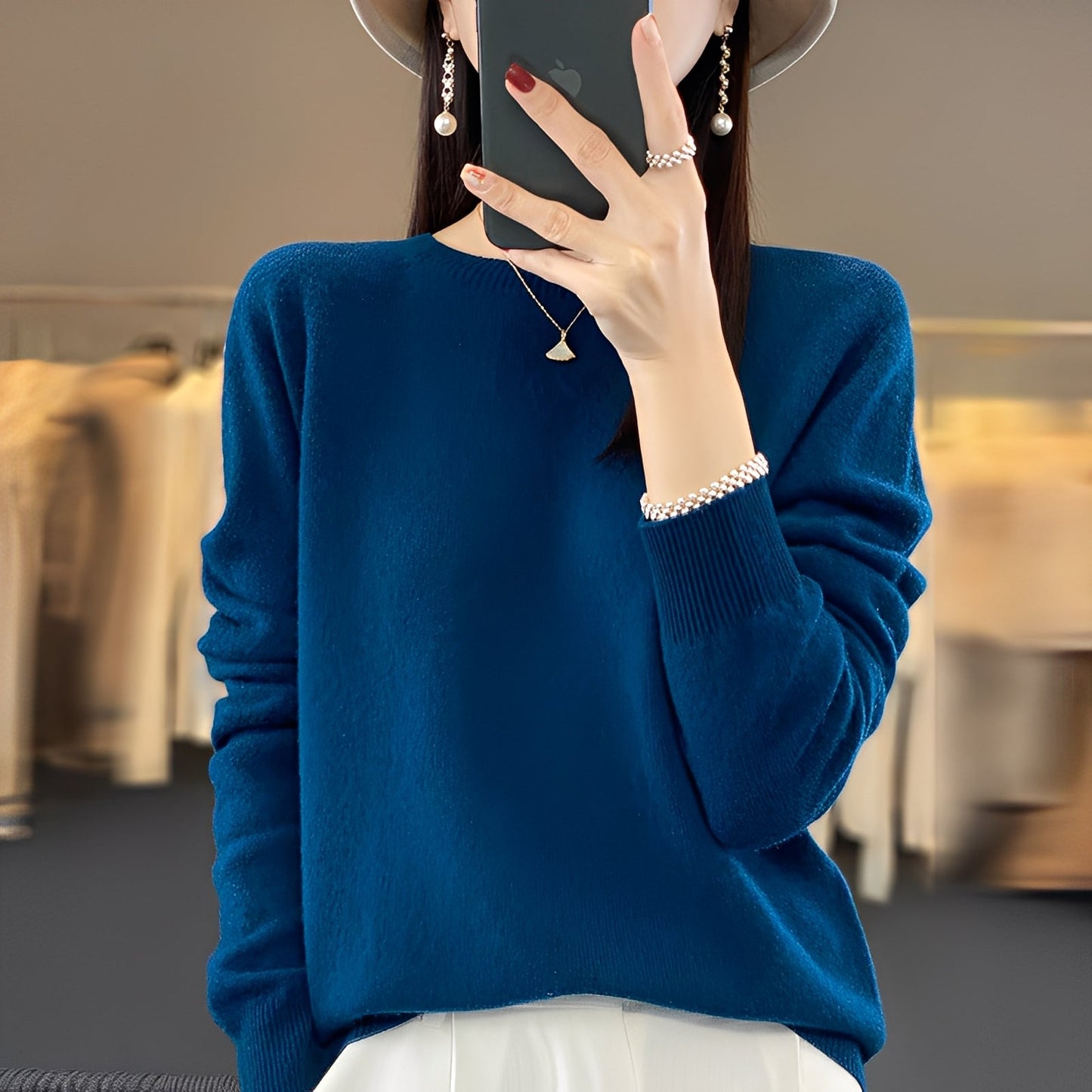 Cheyanne - Eleganter Damen-Kaschmirpullover