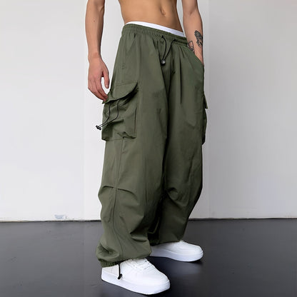 Kaleb - Trendige Baggy-Cargohose für Männer