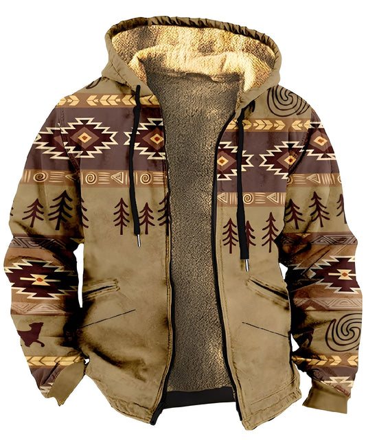 Mervin - Herren Hoodie aus auffälligem Samt