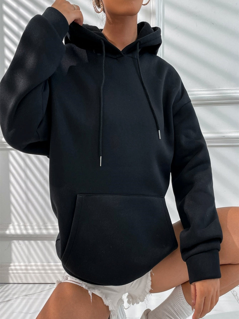 Daria – Hoodie aus bedruckter Baumwolle