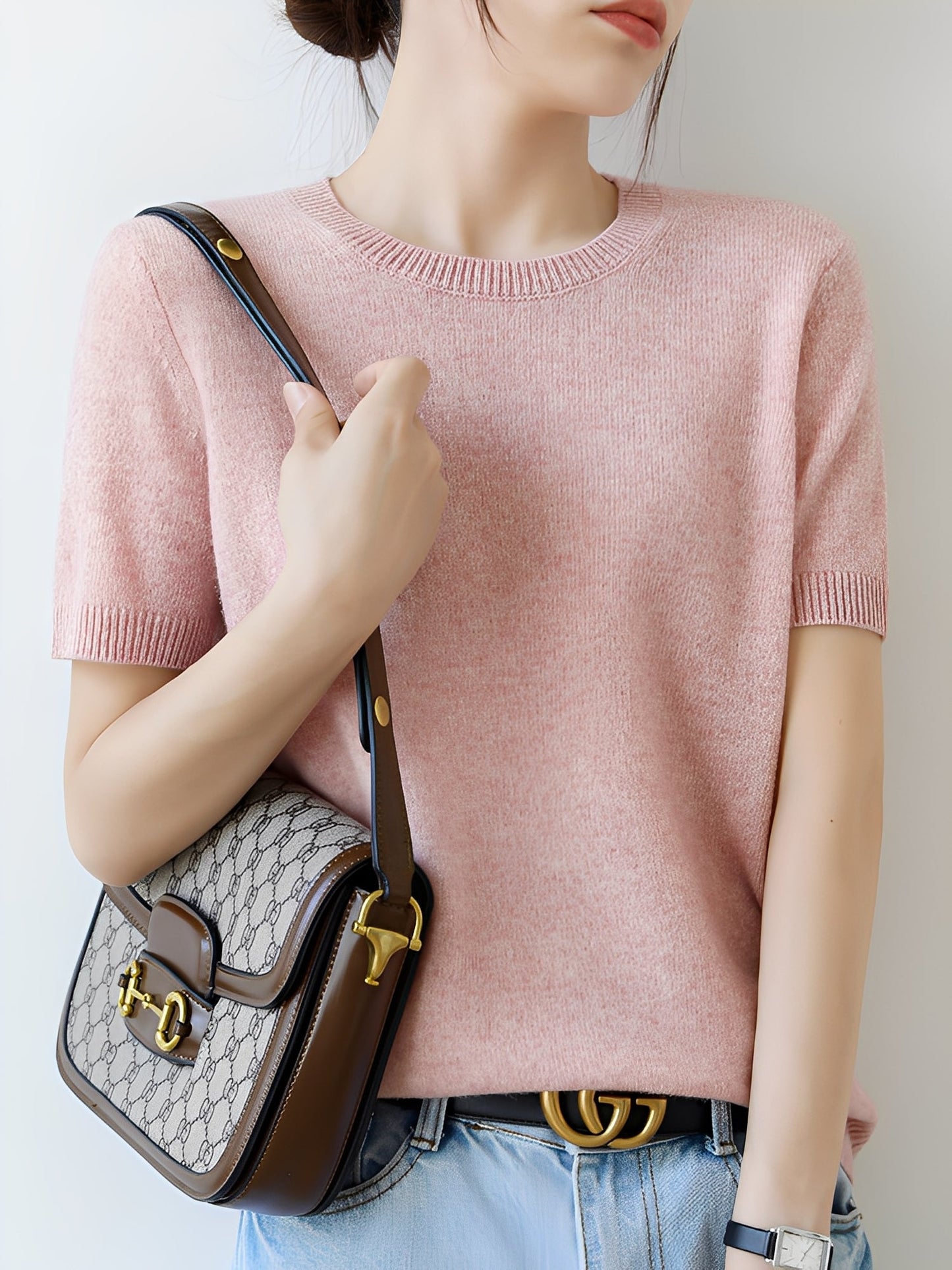 Blandine - Kurzarmpullover für Damen