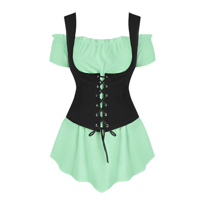 Danica - Damen-Outfit mit Schnürung fürs Oktoberfest