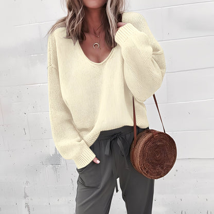 Kaylen - Gemütlicher, locker geschnittener Damenpullover