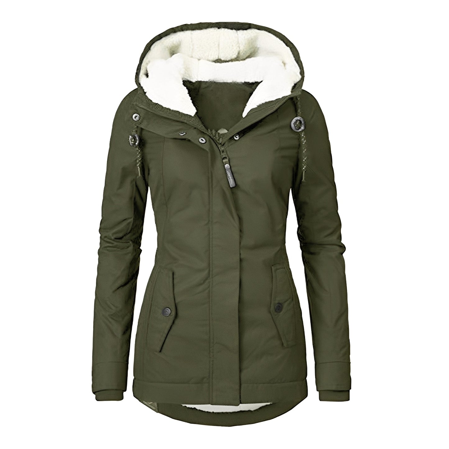 Earleen - Angenehme Damen-Sherpa-Fleecejacke