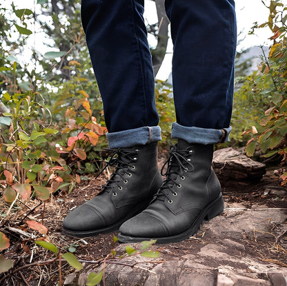 Lucrèce - Schnürstiefel aus Leder für Herren, Wintermodell