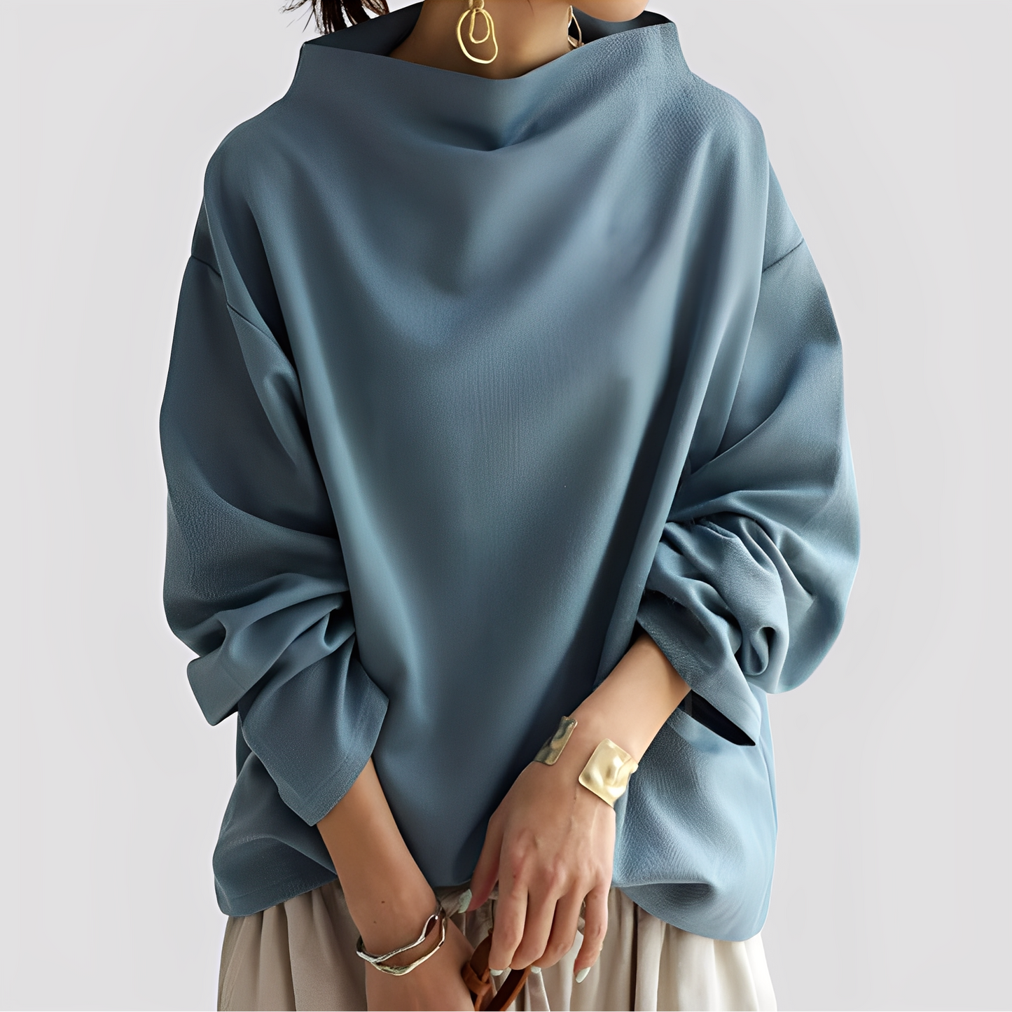 Romayne - Stilvoller Damen-Rollkragenpullover