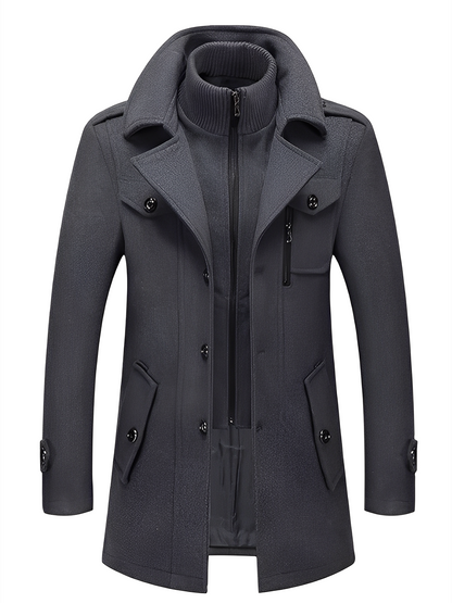 Philip - Stilvoller Herren-Trenchcoat mit Taschen