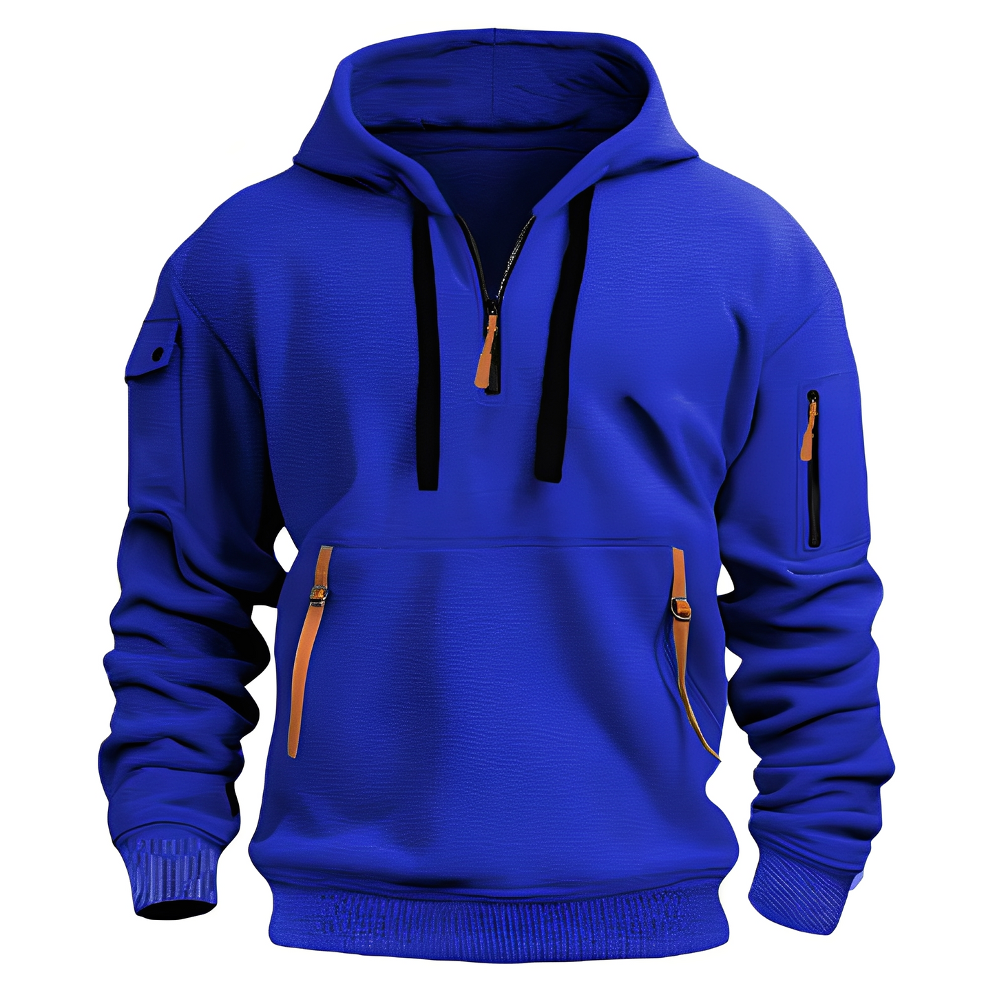 Norton - Stilvoller Herren-Hoodie mit halbem Reißverschluss