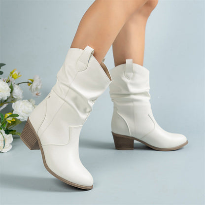 Mirabel - Zeitlose Damen-Cowboystiefel aus Leder