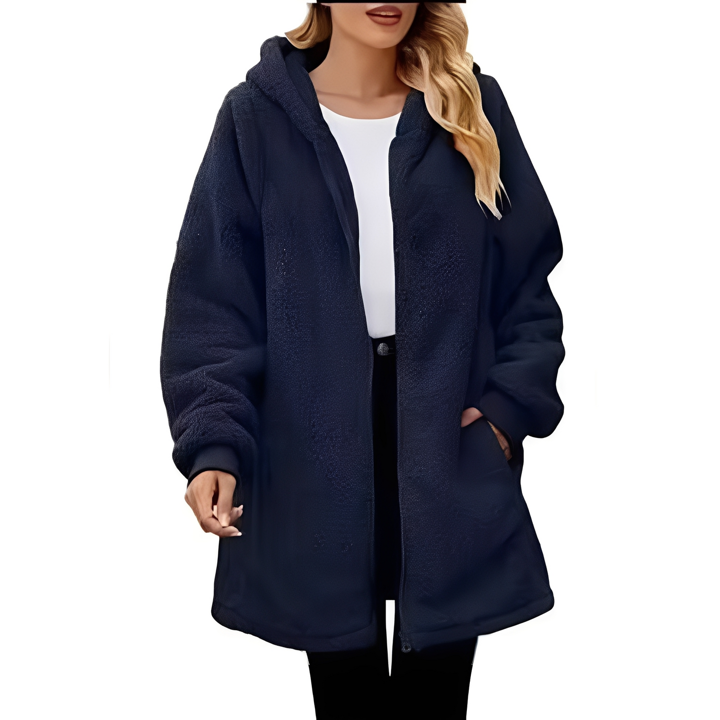 Bernadine - Komfortable Damen-Fleecejacke mit Kapuze