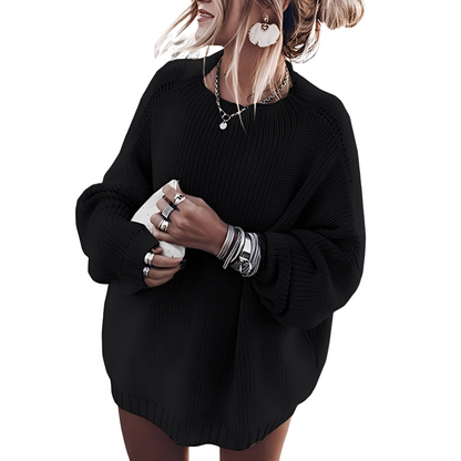 Gisselle - Damenpullover im lockeren Grobstrick-Design