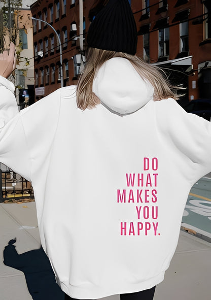 Adrienne - Eleganter Kapuzenpullover mit Aufdruck für Damen