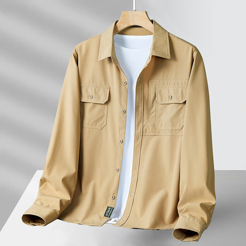 Philip - Stilvolles Herrenhemd mit langen Ärmeln und Taschen