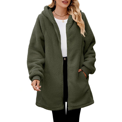 Bernadine - Komfortable Damen-Fleecejacke mit Kapuze