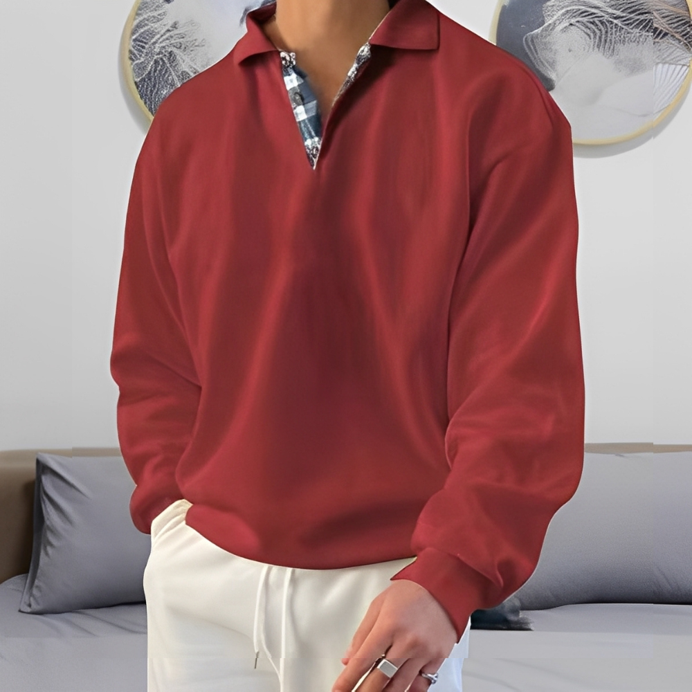 Colsen - Herrenpullover mit modernem Reißverschluss