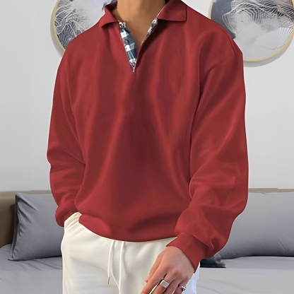 Colsen - Herrenpullover mit modernem Reißverschluss