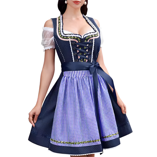 Ericka - Schickes, auffälliges Oktoberfest-Mini-Dirndl für Damen