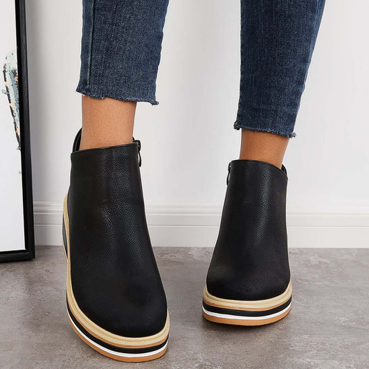 Danielle – Modische Plateaustiefel