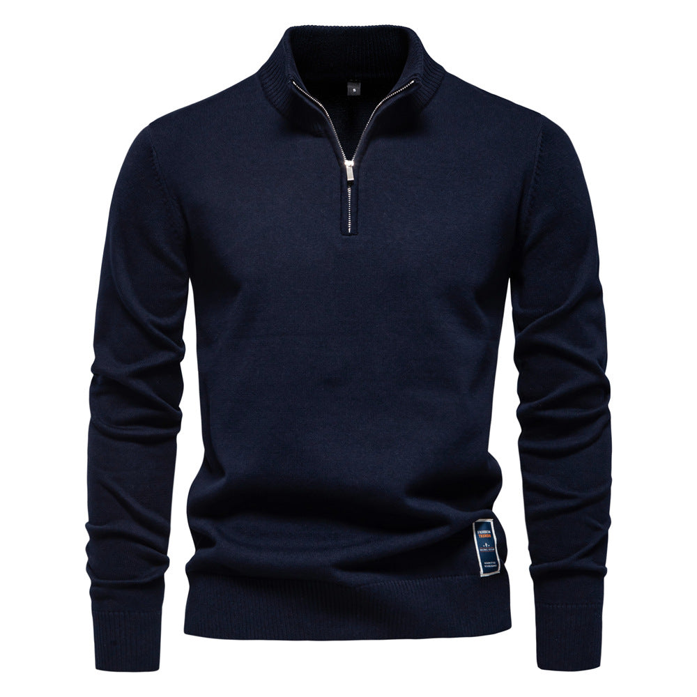 Caelum - Komfortabler Slim-Fit-Strickpullover für Herren
