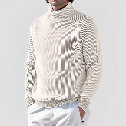 Chadwick - Eleganter, warmer Herrenrollkragenpullover aus Wolle