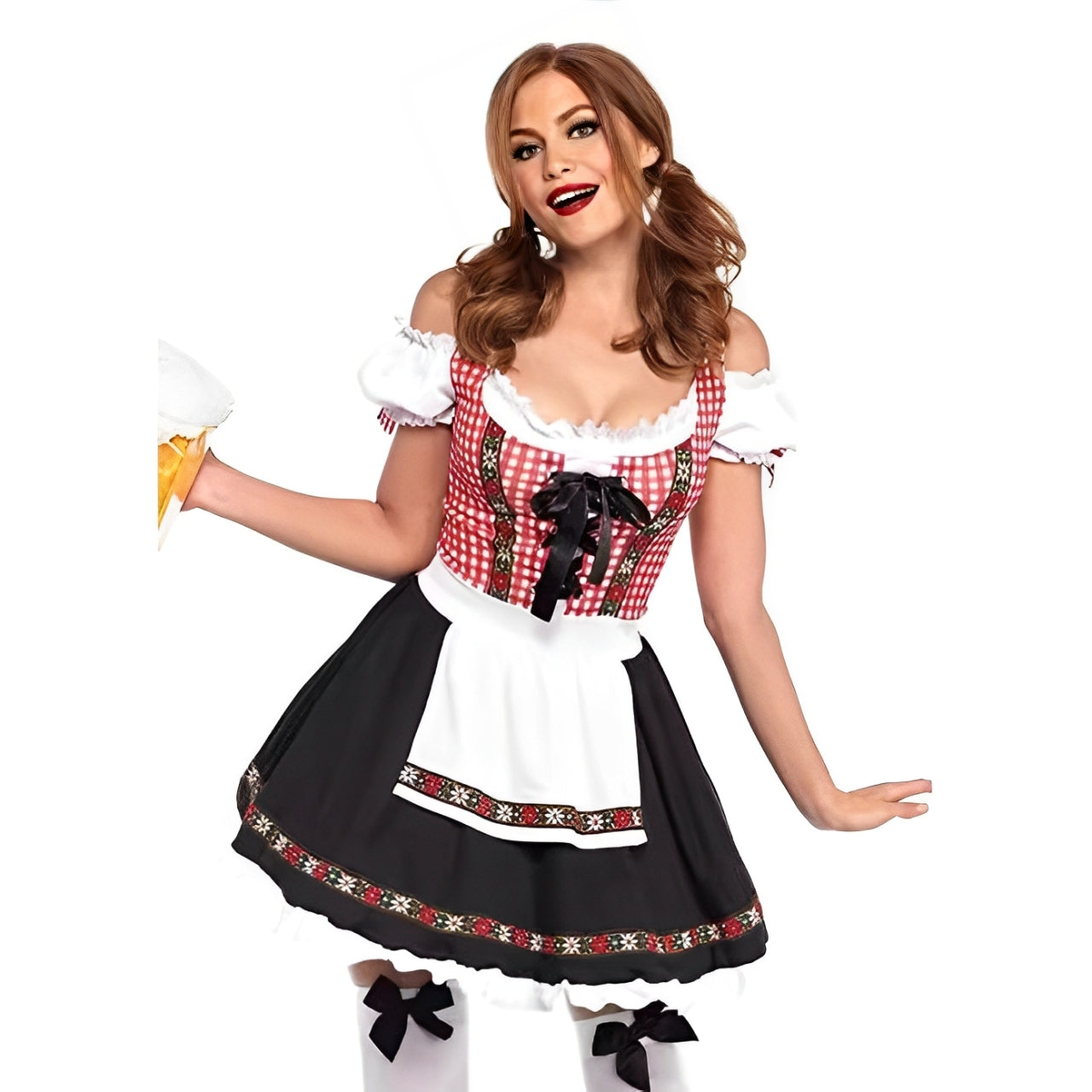 Michele - Schickes kariertes Damenkleid für das Oktoberfest