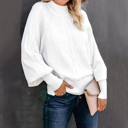 Jemima - Schicker, legerer Damen-Rollkragenpullover