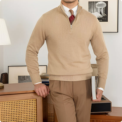 Wystan - Eleganter Herrenpullover aus Wollstrick