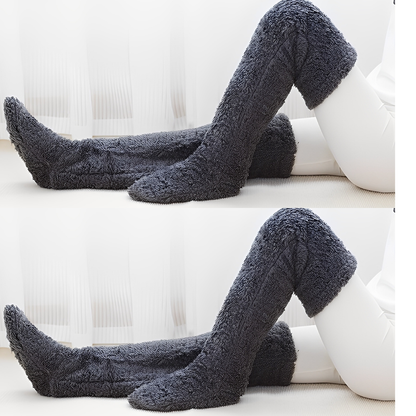 Camellia - Warme, kniehohe Wintersocken für Damen