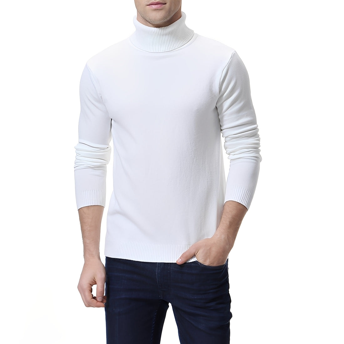 Jimmy - Damen Slim-Fit Rollkragenpullover