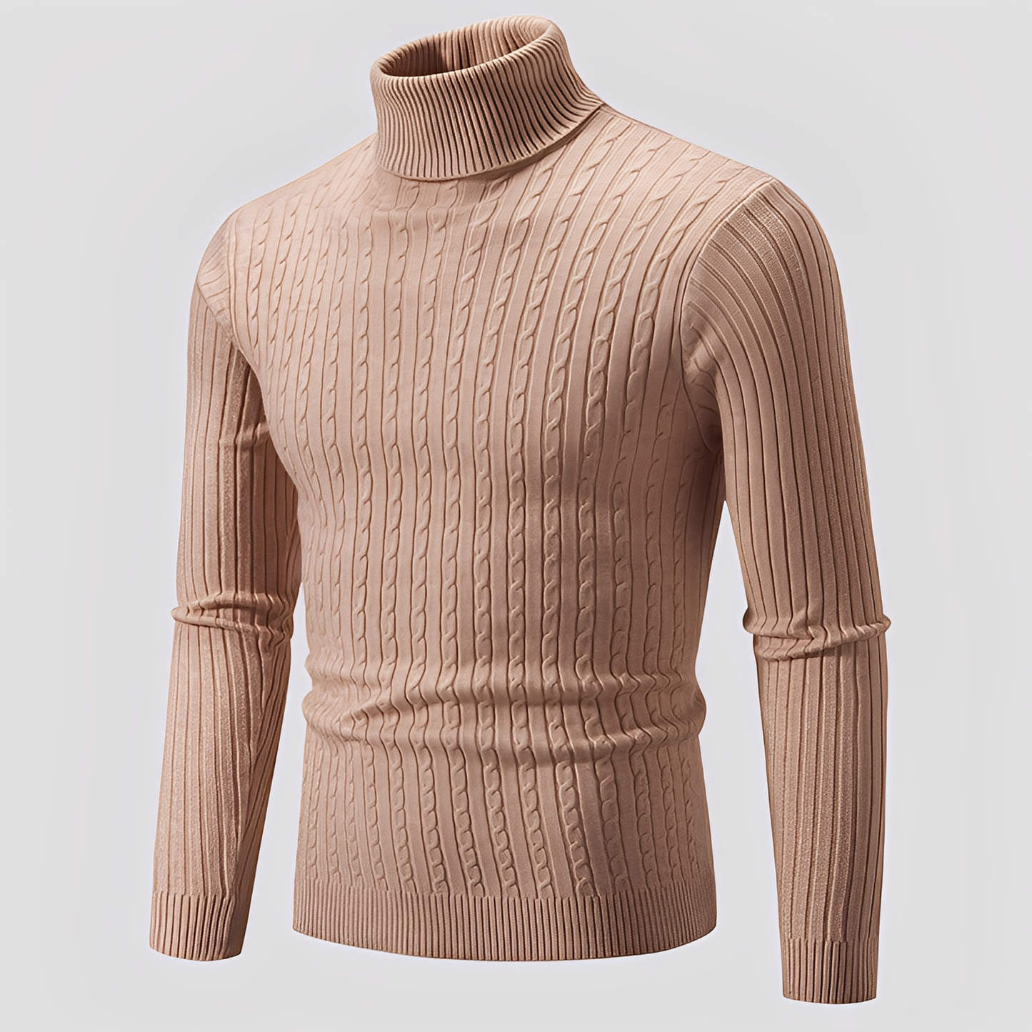 Devin - Zeitgemäßer Herren-Rollkragenpullover