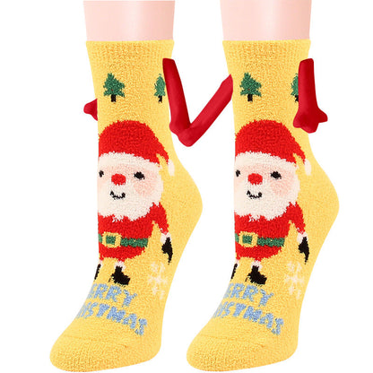 Cailin - Modische Damen-Weihnachtssocken aus Fleece