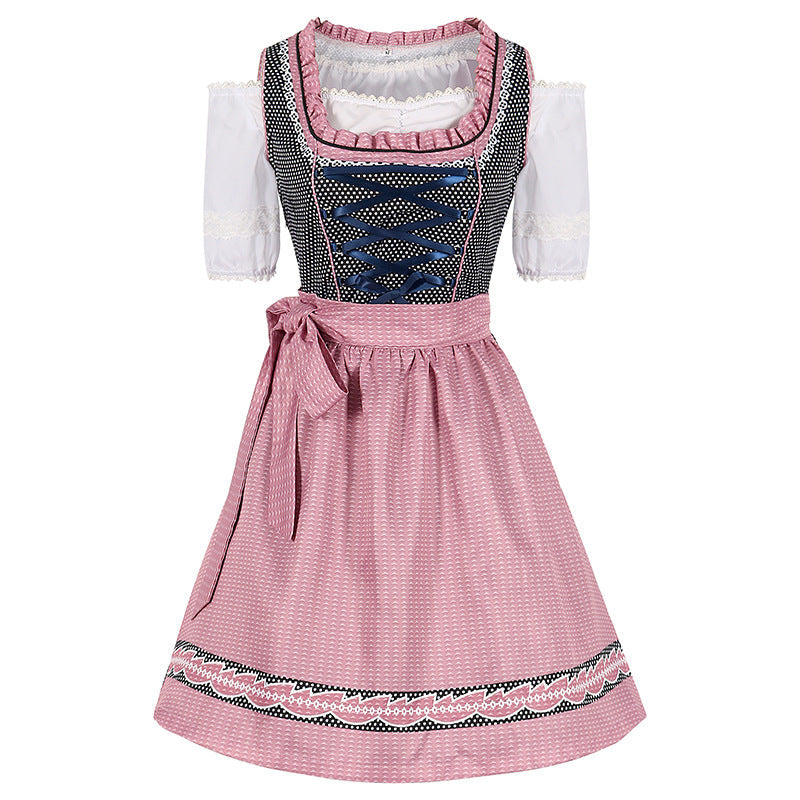 Velda - Traditionelles Oktoberfestkleid mit Hosenträgern für Damen