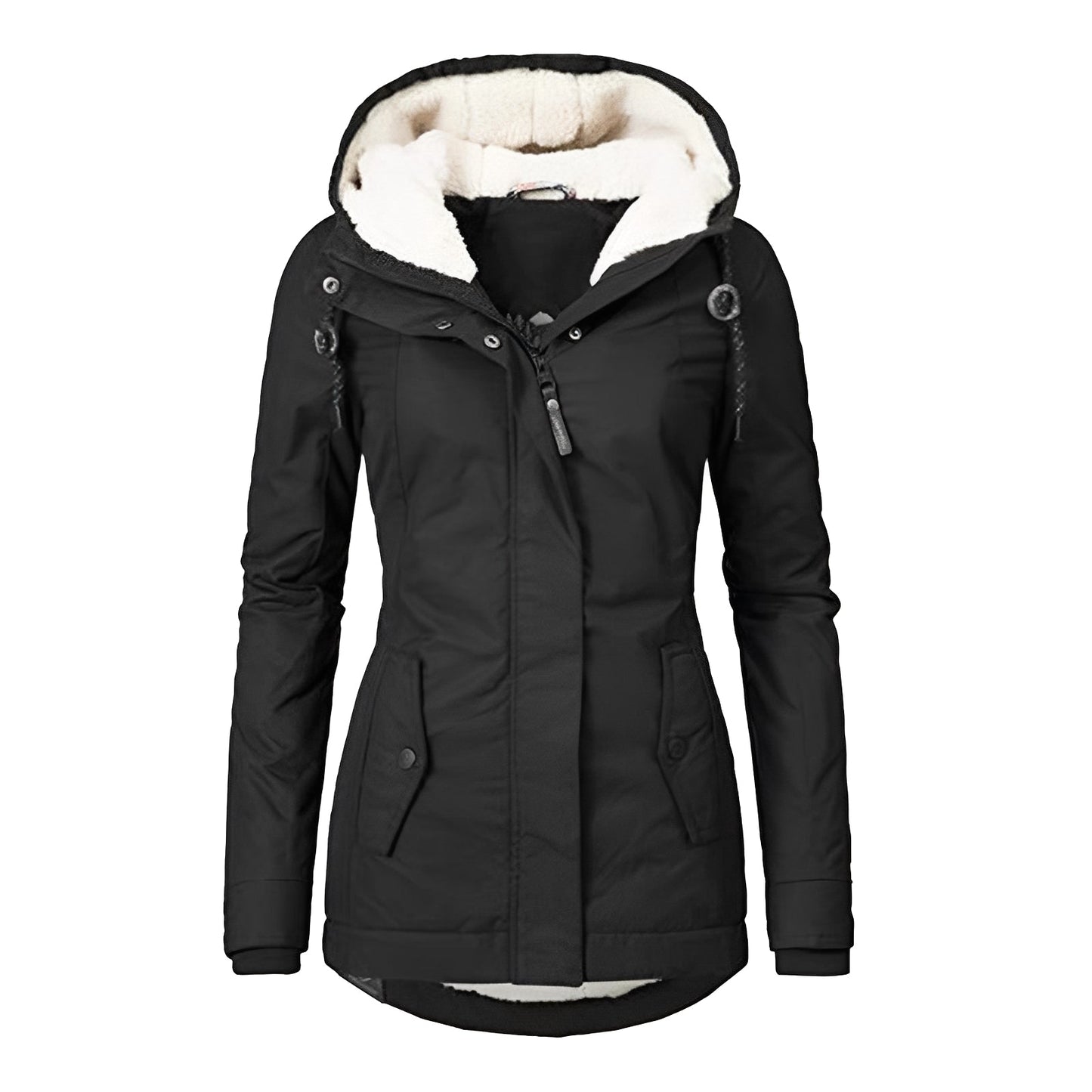 Earleen - Angenehme Damen-Sherpa-Fleecejacke