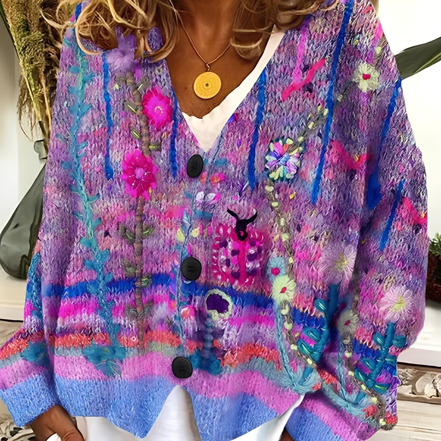 Daphné - Bequemer und farbiger Pullover für Frauen