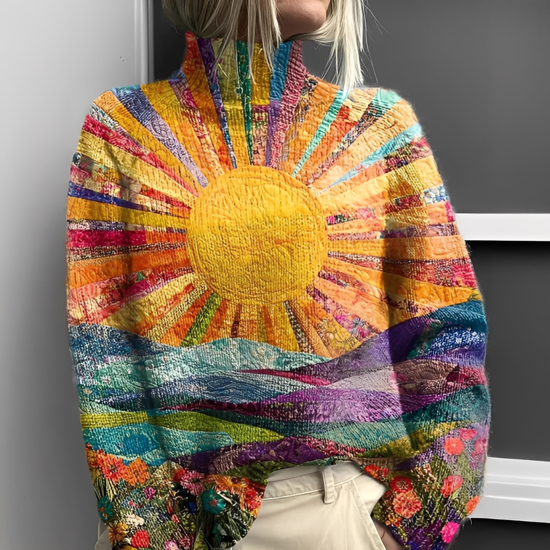 Olivia - Bequemer Rollkragenpullover für Damen