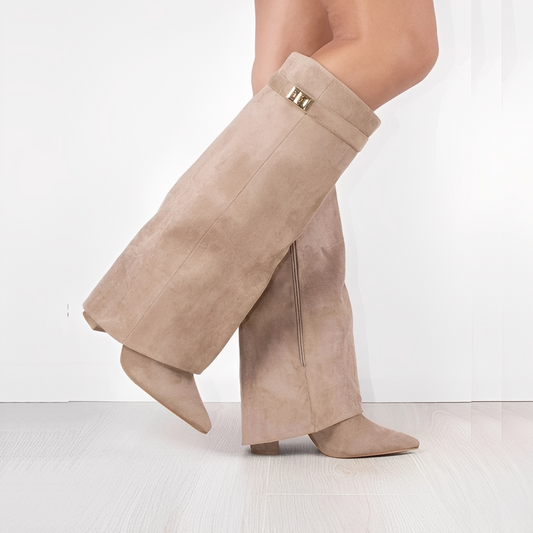 Linette - Stiefel aus Leder mit Schnalle für Damen