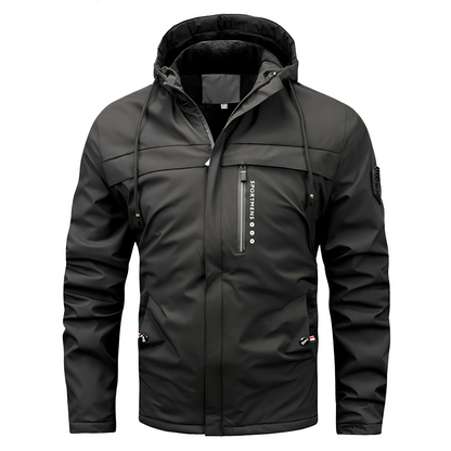 Karl - Vielzweck Herren-Fleecejacke mit Kapuze