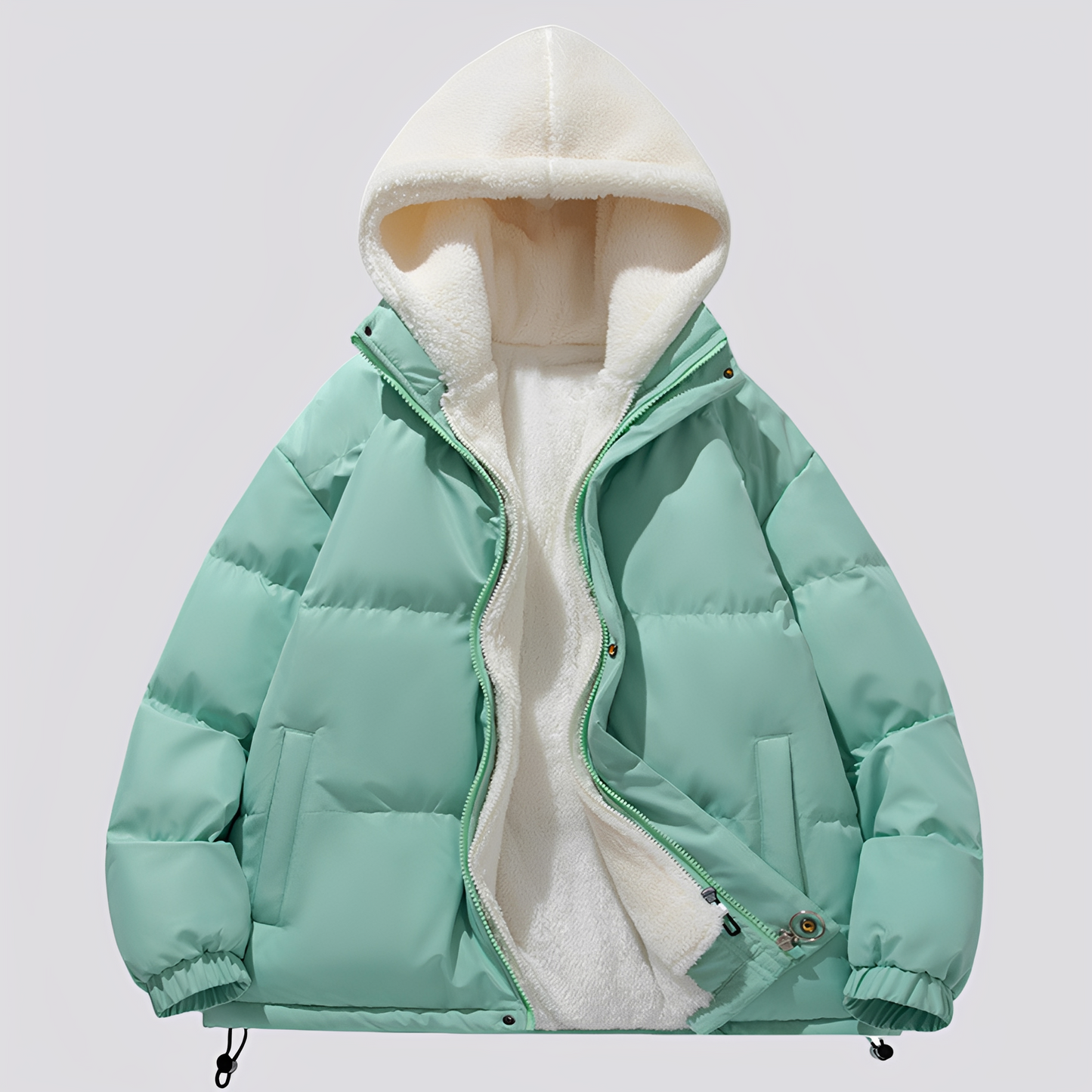 Gary - Herren-Hoodie mit Reißverschluss und warmem Innenfutter