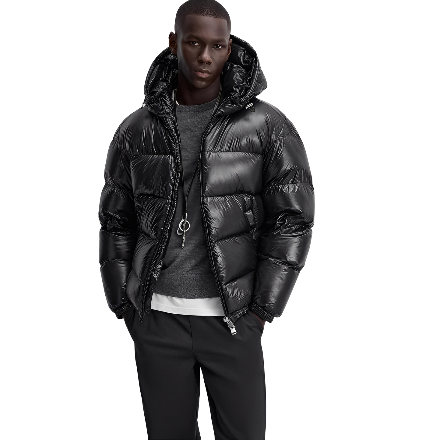 Darrel - Stylische Damen-Daunenjacke mit Kapuze