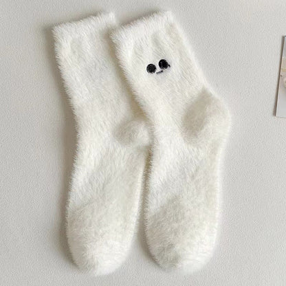 Catherina - Charmante, mittellange Damen-Kuschelsocken