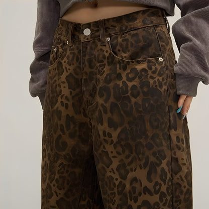 Felecia - Modische, bedruckte weite Damenjeans