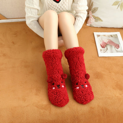 Bethany - Elegante Haus- und Samtsocken für Damen