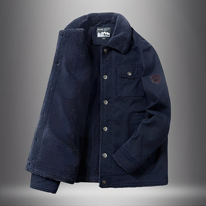 Theo - Moderne, dicke Jacke mit Fleecefutter für Herren