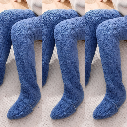 Camellia - Warme, kniehohe Wintersocken für Damen
