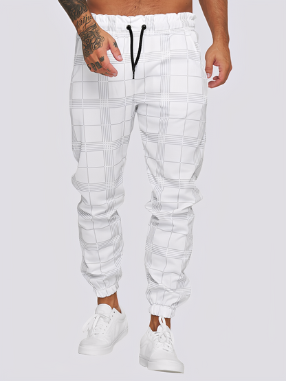 Jaeden - Modische kariert Herren-Hose