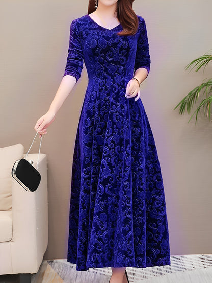 Arianna - Elegantes Damen-Abendkleid mit langen Ärmeln